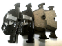 Image of Kit rép. garnitures de freins s. amiante image for your BMW 540iX  